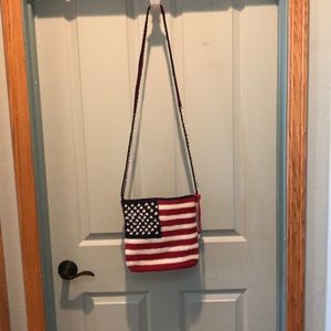 American flag purse